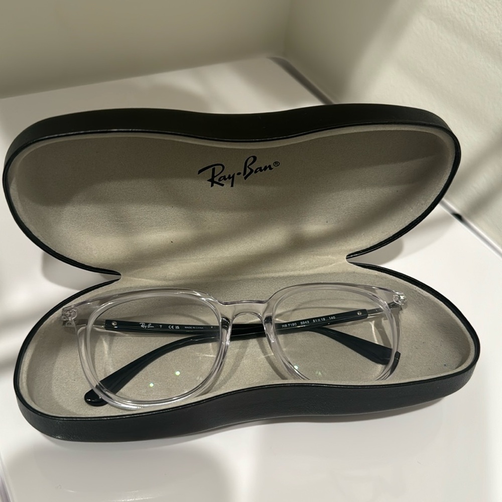 Ray-Bans Clear Frame Glasses